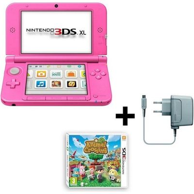 Console Nintendo 3DS XL rose Animal Crossing New Leaf inclus