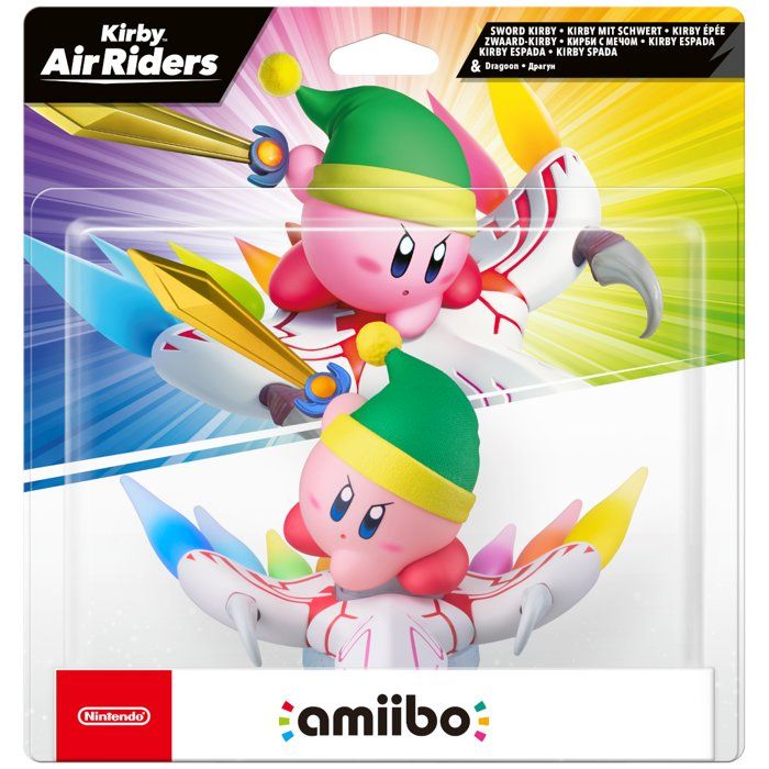 Figurine Amiibo Kirby & Dragon • Collection Kirby