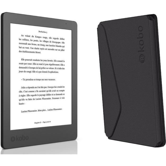KOBO eBook AURA 2ND EDITION Liseuse + Etui KOBO Ebook Aura 2eme édition noir Cdiscount
