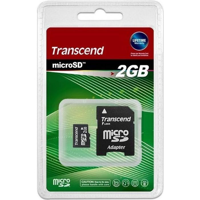 Transcend TS2GUSD mémoire flash 2 Go MicroSD NAND Neuf - vue 6