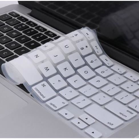 WE Clavier de protection pour Macbook Blanc (Air 13 Pro retina 13 15)