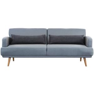 Beige Bois Menzzo Canap/é Convertible L194x P84 x H86 cm