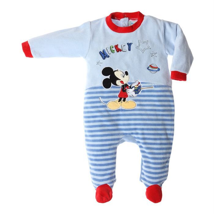 Mickey Mouse Dors Bien Velours Bebe Garcon Cdiscount Pret A Porter