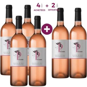 VIN ROSE 4 achetées = 2 offertes Petit Péchard Pays d'Oc - Vin rosé de Languedoc