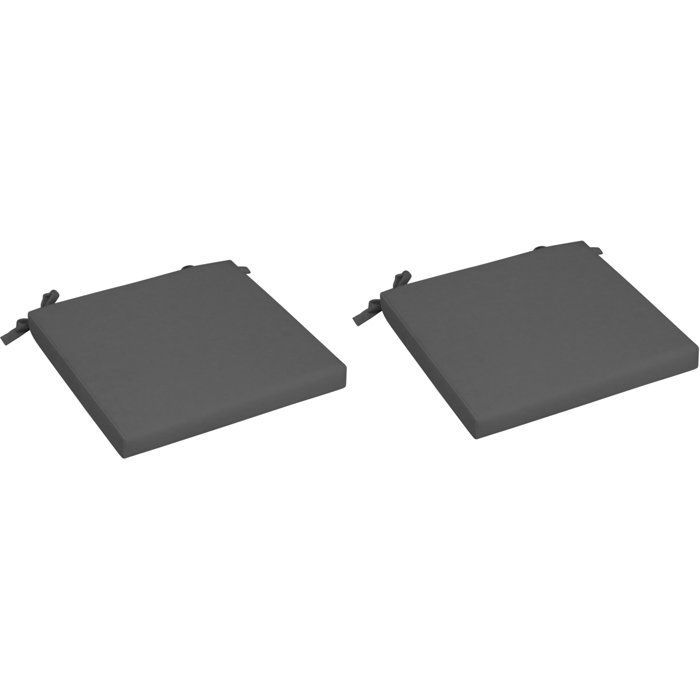 Lot de 2 assises de chaises JARDIN PRIVE Monte Carlo Déhoussable 79 x 59 x 39 cm - vue 2