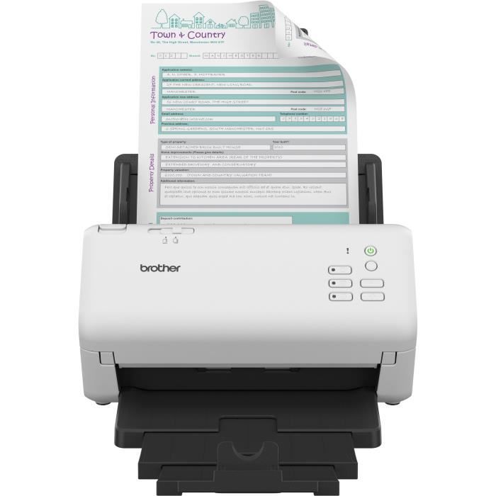 Scanner Brother PDS-6000F - A4 Recto/Verso 80ppm - Chargeur 100 Pages - USB 3.0 - Professionnel