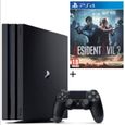 Pack PS4 Pro 1 To Noire + Resident Evil 2-0