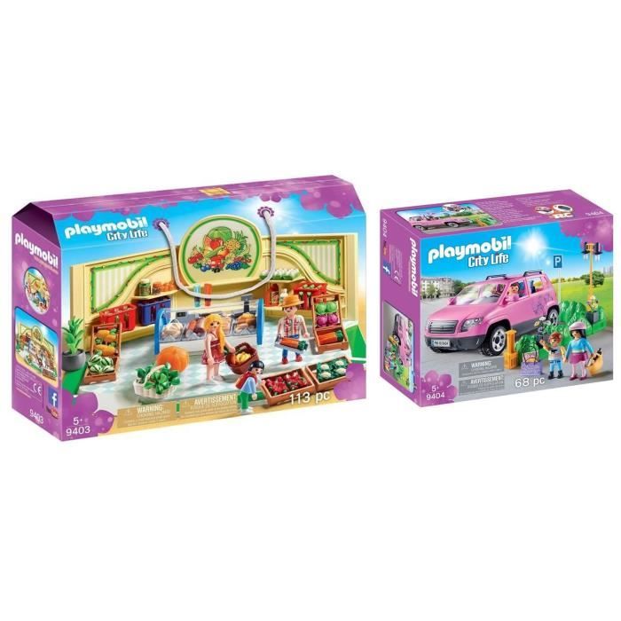 Voiture familiale Playmobil - 9404 