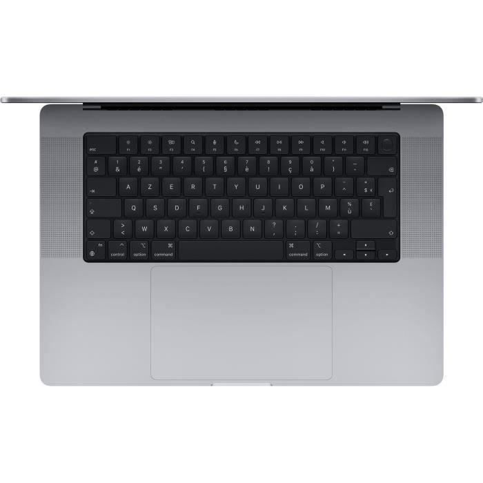 Apple – 16 MacBook Pro (2021) – Puce Apple M1 Max – RAM 32Go – 1To – Gris Sidéral (2021) – Reconditionné – Etat correct