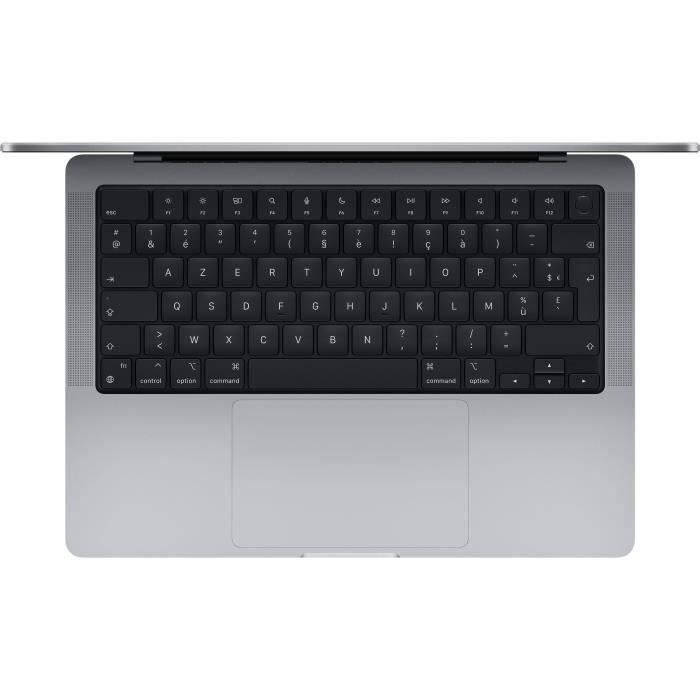 Apple – 14 MacBook Pro (2021) – Puce Apple M1 Pro – RAM 16Go – 1To – Gris Sidéral (2021) – Reconditionné – Etat correct