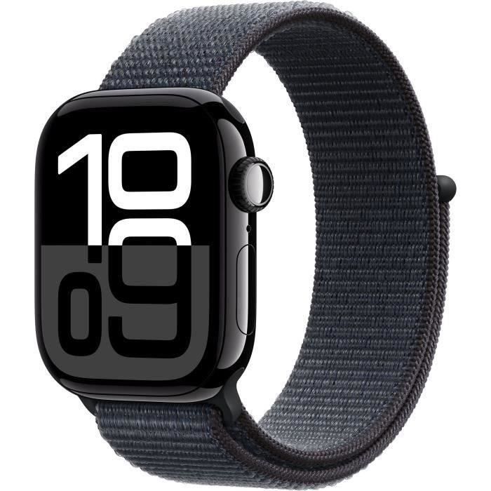 Apple Watch Series 10 GPS + Cellular - 42mm - Aluminium Jet Black - Bracelet Ink Loop (2024) - Reconditionné - Etat correct Reconditionné - Apple reconditionné disponible sur Cdiscount Seconde Vie