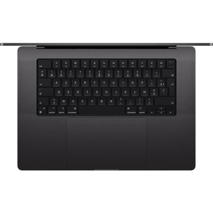 Apple - 16 MacBook Pro M4 Pro - 24Go - 512Go SSD - CPU 14 cœurs GPU 20 cœurs Noir sidéral (2024) - Reconditionné - Etat correct - Apple