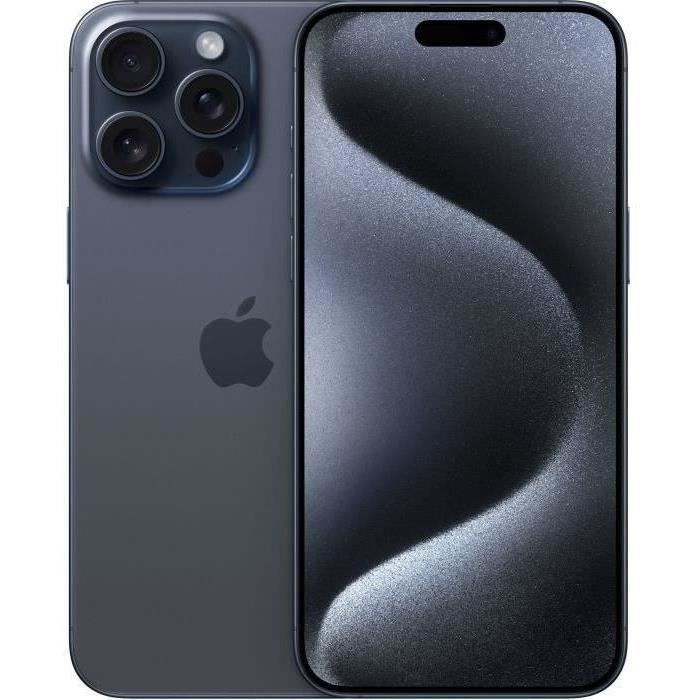 APPLE iPhone 15 Pro Max 256GB Blue (eSIM） (2023) - Reconditionné - Etat correct