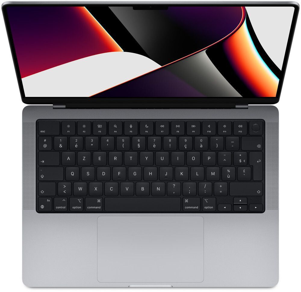 MacBook Pro Retina 14 M1 MAX 32 Ghz 32 Go 2 To SSD Gris Sidéral (2021) GPU 32 - CPU 10 - Reconditionné - Etat correct