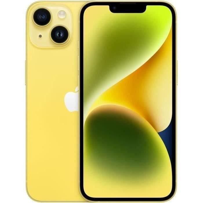 iPhone 14 128GB Jaune (eSIM) - Reconditionné - Etat correct Reconditionné - Apple reconditionné disponible sur Cdiscount Seconde Vie
