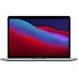 Apple – 13 MacBook Pro Touch Bar (2020) – Puce Apple M1 – RAM 16Go – Stockage 256Go – Gris S (2021) – Reconditionné – Etat correct