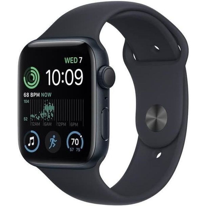 Apple Watch Series SE 2022 GPS 44 mm Aluminium Bracelet sport Etat correct - vue 3