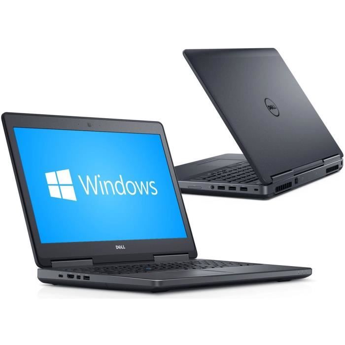 Dell Precision 7520 15,6'' - SSD 500Go, 64Go RAM, Xeon, Station Mobile Occasion