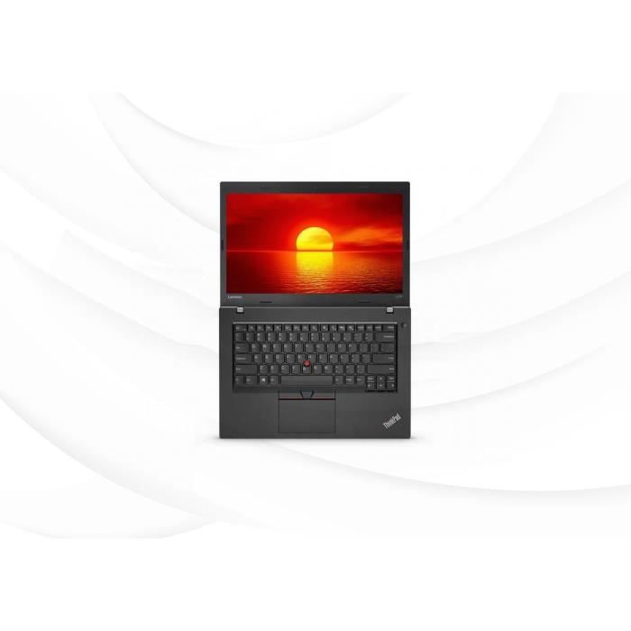 Ordinateur portable - LENOVO L470 - 14 - ROM 256 Go - RAM 8 Go - Reconditionné - Etat correct