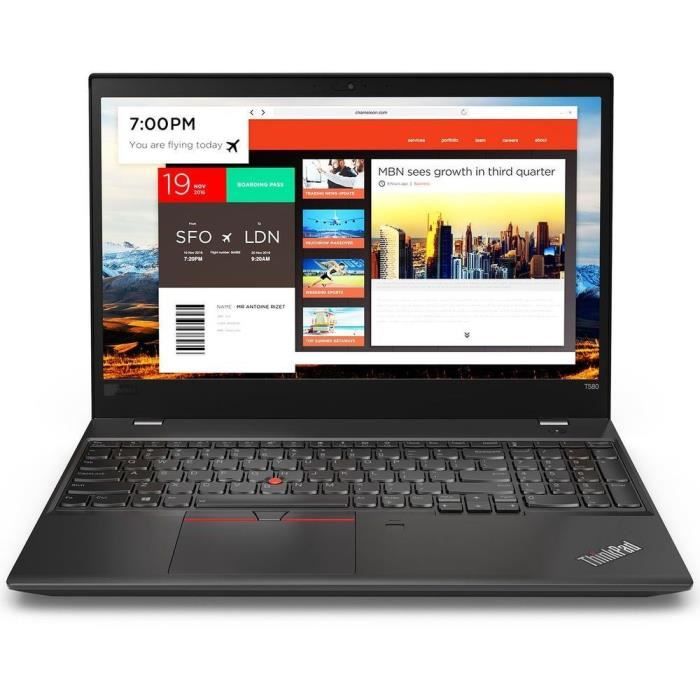 Lenovo ThinkPad T580 i5-8250U 8Go 1To SSD 15 W11 (2018) - Reconditionné - Etat correct - Lenovo