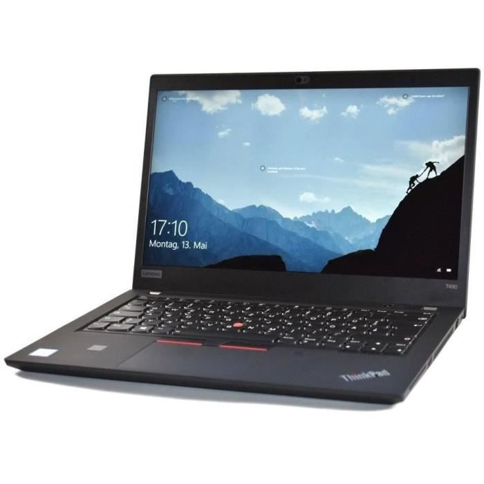 PC portable - LENOVO - ThinkPad T490 - 14 - Reconditionné - Etat correct Reconditionné - Lenovo reconditionné disponible sur Cdiscount Seconde Vie