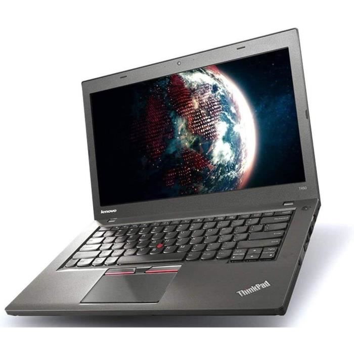 LENOVO Thinkpad T450 14 HD Intel Core i5-5200U 8 Go RAM 256 Go SSD AZERTY Win 11 Pro (2015) - Reconditionné - Etat correct Reconditionné - Lenovo reconditionné disponible sur Cdiscount Seconde Vie