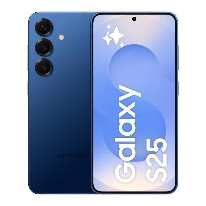 SAMSUNG Galaxy S25 AI Smartphone 128 Go Bleu nuit (2025) - Reconditionné - Etat correct
