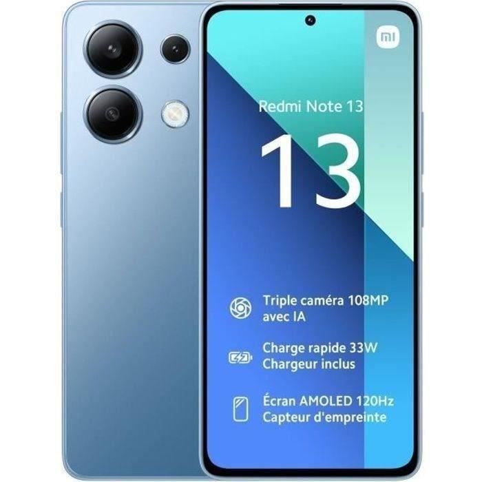 Redmi Note 13 Bleu 8 GO + 256 GO (2023) - Reconditionné - Etat correct Reconditionné - Xiaomi reconditionné disponible sur Cdiscount Seconde Vie