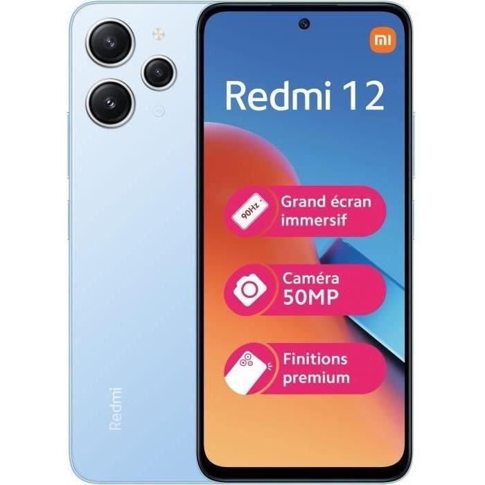 XIAOMI REDMI 12 4 128Go BLEU (2023) - Reconditionné - Etat correct Reconditionné - Xiaomi reconditionné disponible sur Cdiscount Seconde Vie