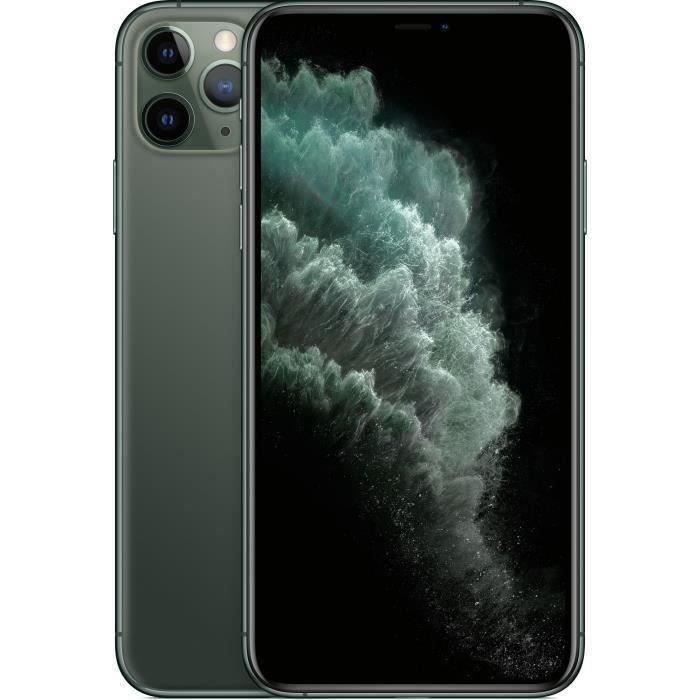 APPLE iPhone 11 Pro Max 256 Go Vert Nuit - Reconditionné en France - Etat correct Reconditionné - Apple reconditionné disponible sur Cdiscount Seconde Vie
