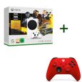 Xbox Series S - Edition Chasseur Doré - 512Go + 2ème manette Xbox Series sans fil nouvelle génération - Pulse Red (Rouge)-0