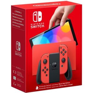CONSOLE NINTENDO SWITCH Console Nintendo Switch - Modèle OLED • Édition Limitée Mario (Rouge)