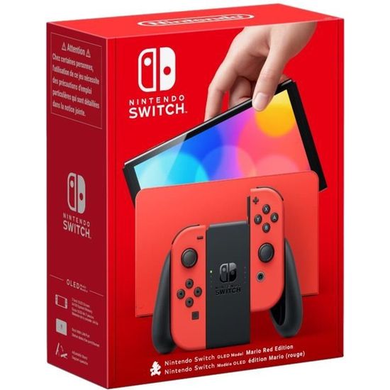 Console Nintendo Switch - Modèle OLED • Édition Limitée Mario (Rouge)