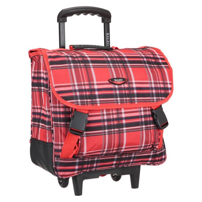 BALEO Cartable à Roulettes Enfant Rouge - Cdiscount Bagagerie ...