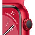 Apple Watch Series 8 GPS + Cellular - 41mm - Boîtier (PRODUCT)RED Aluminium - Bracelet (PRODUCT)RED Sport Band - Regular-2