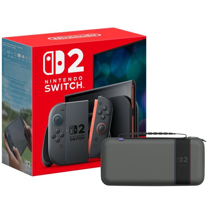Pack Nintendo : Console Nintendo Switch 2 (Batterie remplaçable) + Étui de voyage PlayTrek