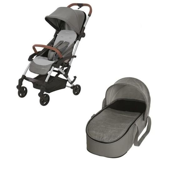 Bebe Confort Duo Laika Poussette Et Nacelle Grey Cdiscount Puericulture Eveil Bebe