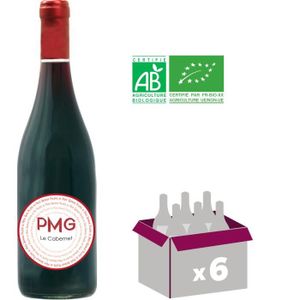 VIN ROUGE Philippe et Marie Germain Cabernet Anjou - Vin rouge de Loire - Bio x6