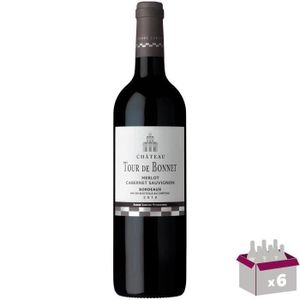 VIN ROUGE Château Tour de Bonnet 2018 Bordeaux - Vin rouge de Bordeaux x6