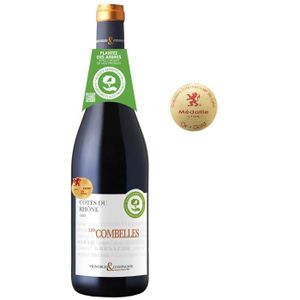 VIN ROUGE Les Combelles AOP Côtes du Rhône - Vin rouge de la Vallée du Rhône