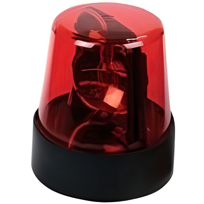 Gyrophare police light Rouge