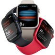 Apple Watch Series 8 GPS + Cellular - 41mm - Boîtier Graphite Stainless Steel - Bracelet Graphite Milanese Loop-4