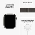 Apple Watch Series 8 GPS + Cellular - 41mm - Boîtier Graphite Stainless Steel - Bracelet Graphite Milanese Loop-8