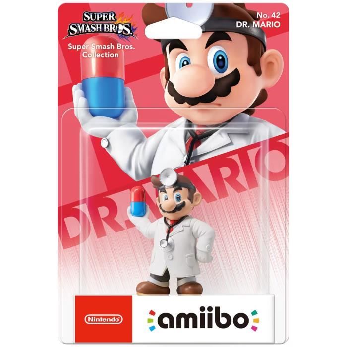 NINTENDO Amiibo Super Smash Bros Dr Mario Wii U - vue 2