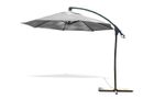 DCB GARDEN Parasol déporté MALAGA (3x3 m) en aluminium gris anthracite et polyester - GRIS