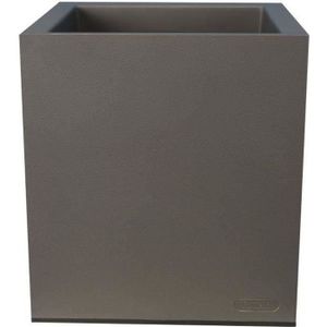 JARDINIÈRE - BAC A FLEUR RIVIERA Bac Granit - 30x30 cm - Gris