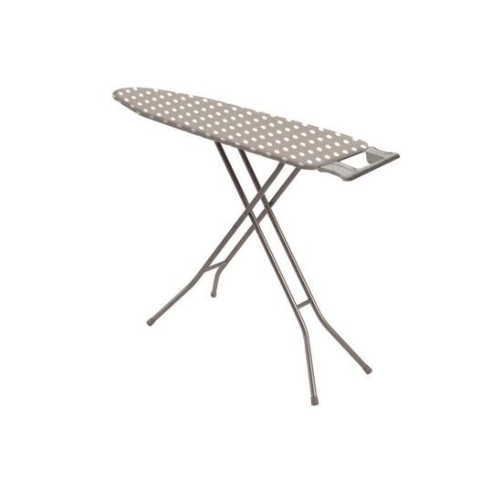 FINLANDEK Table à repasser Kolima 112x32 cm gris et blanc
