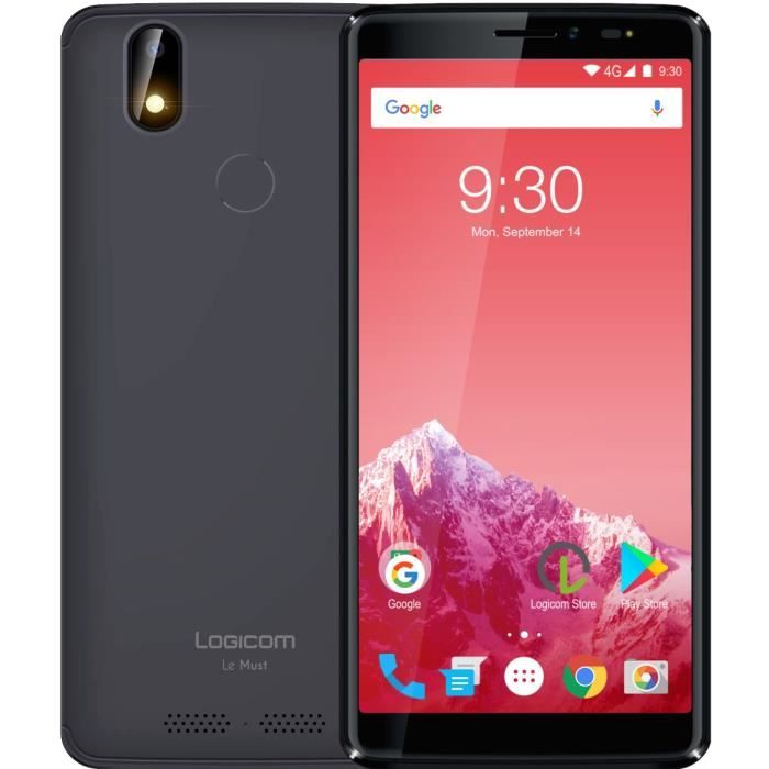 Vente Téléphone portable LOGICOM Le Must Gris 16 Go pas cher Vente Téléphone portable LOGICOM Le Must Gris 16 Go pas cher