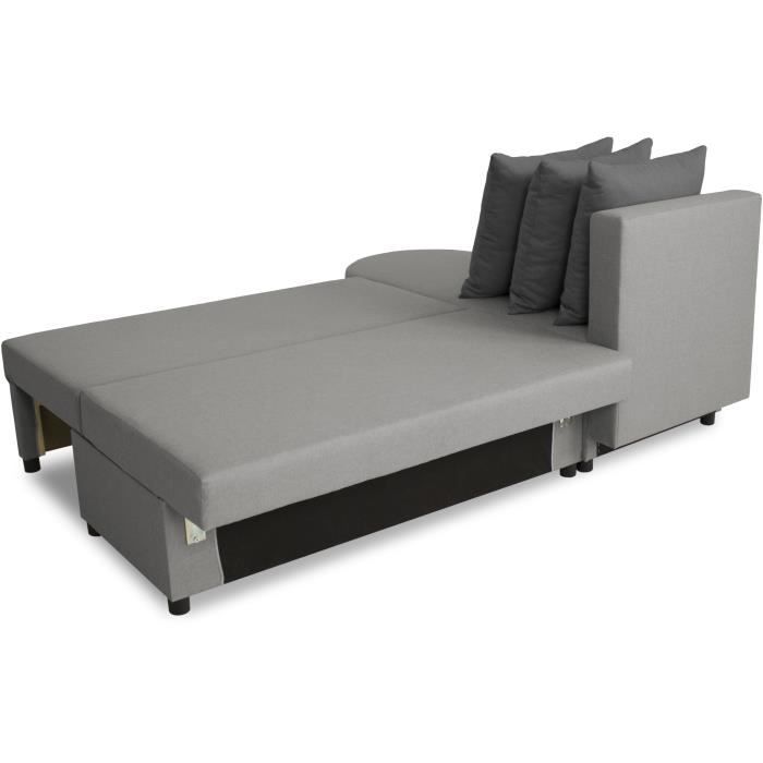 Angle LYON Charbon - Acheter Canapé angle convertible quotidien La