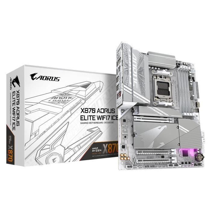 Gigabyte X870 AORUS ELITE WIFI7 ICE - vue 8
